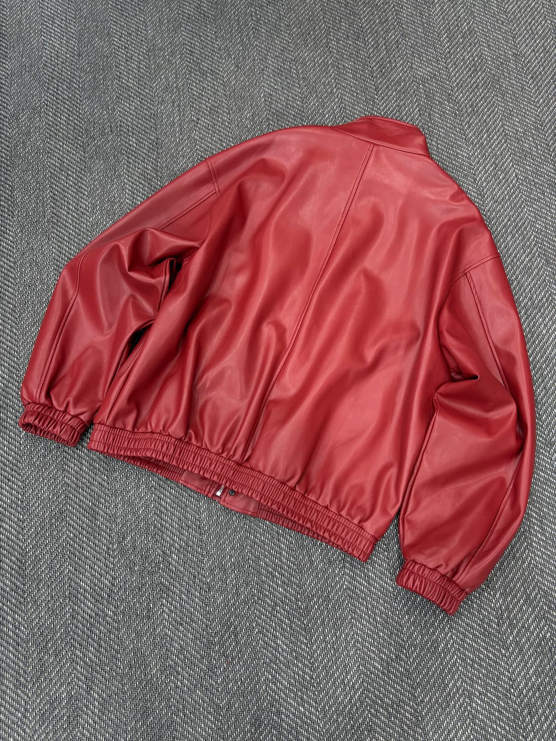 큐티에잇 가먼츠 레더 봄버자켓 상품이미지6