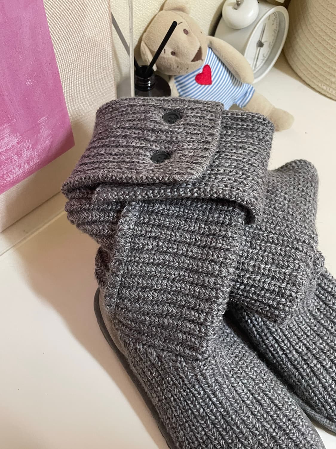 카디 니트 어그 부츠 그레이 230 상품이미지7