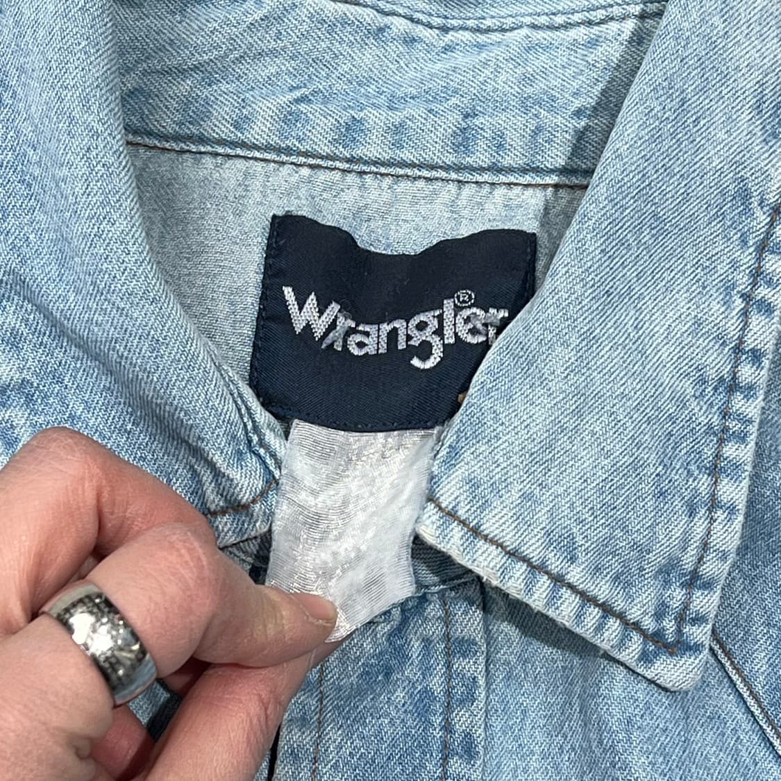 랭글러 워크 데님셔츠 s08978 상품이미지6