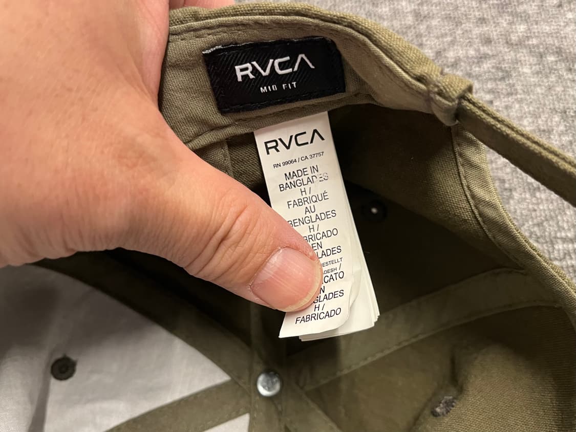 RVCA 루카 볼캡 카키 상품이미지7