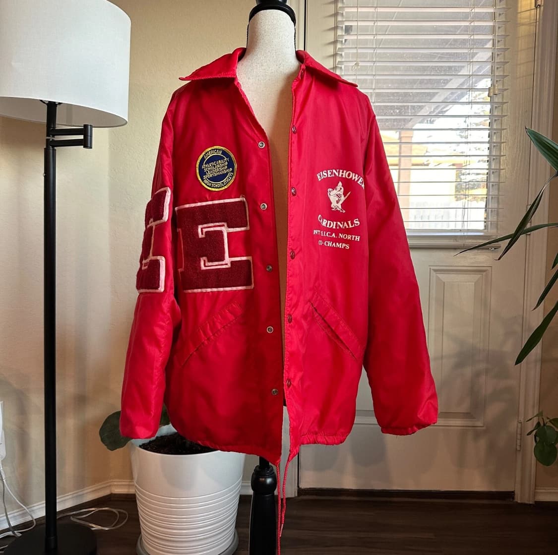 빈티지 패치 윈드브레이커 쉐르파 자켓   L/XL   상품이미지2