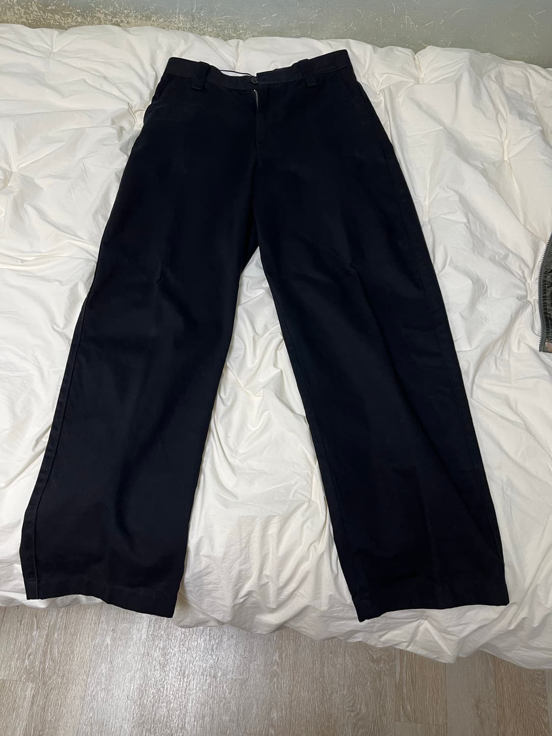 유니클로 와이드핏 치노팬츠 긴기장 상품이미지1