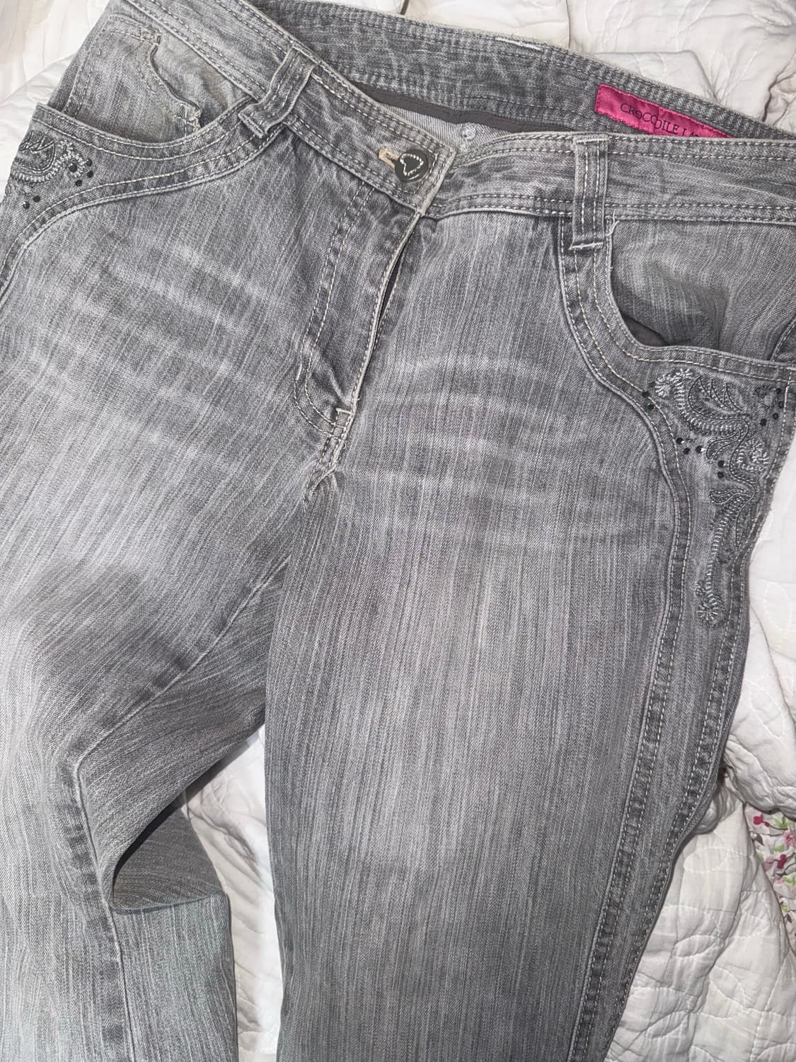 oriental detail bootscut pants 상품이미지2