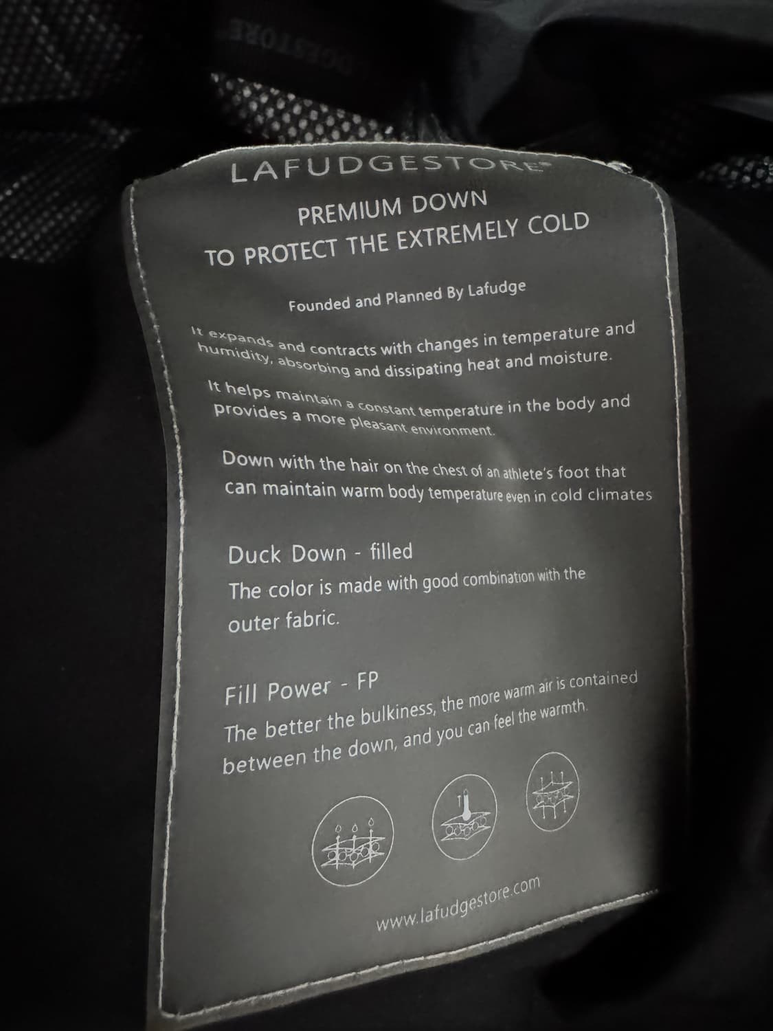 라퍼지스토어 덕 다운 푸퍼 크롭 후드 숏패딩 s 여성도가능! 상품이미지5