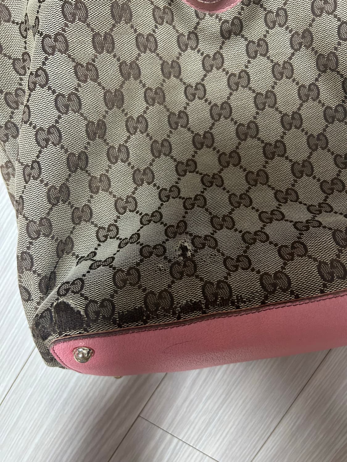 구찌 핑크백 (갸루템) 상품이미지4