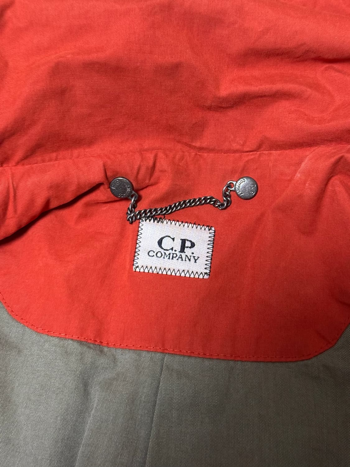 (100) cp컴퍼니 고글 자켓 오렌지 상품이미지2