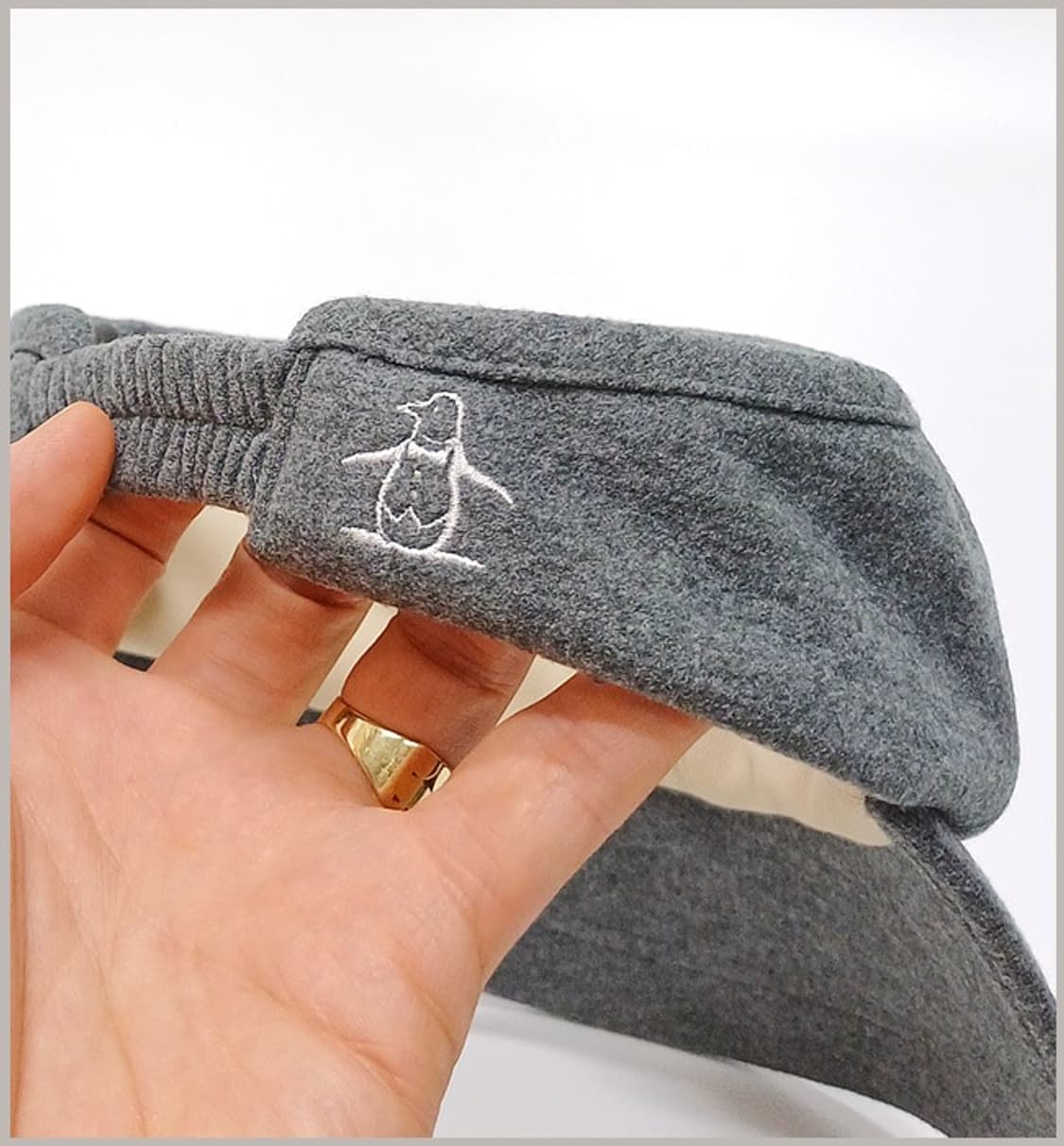 먼싱웨어 정품 골프 썬캡 모자 J-656 상품이미지4