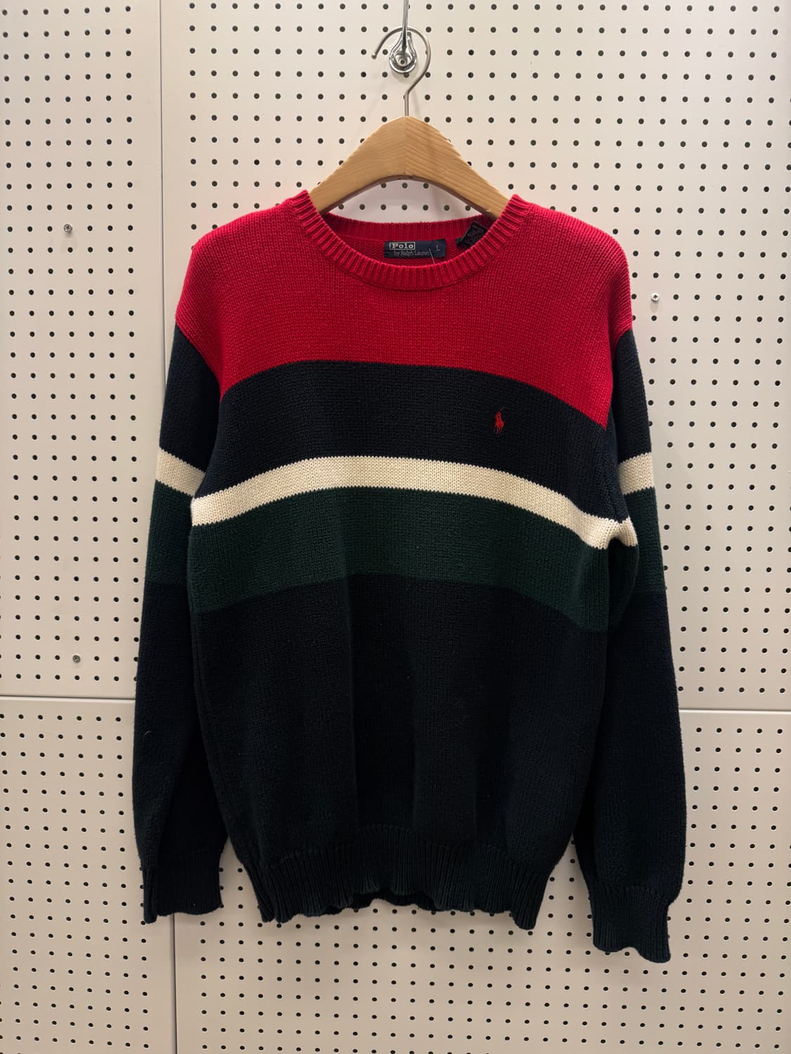 폴로 랄프로렌 스트라이프 포니 니트 U182 상품이미지2