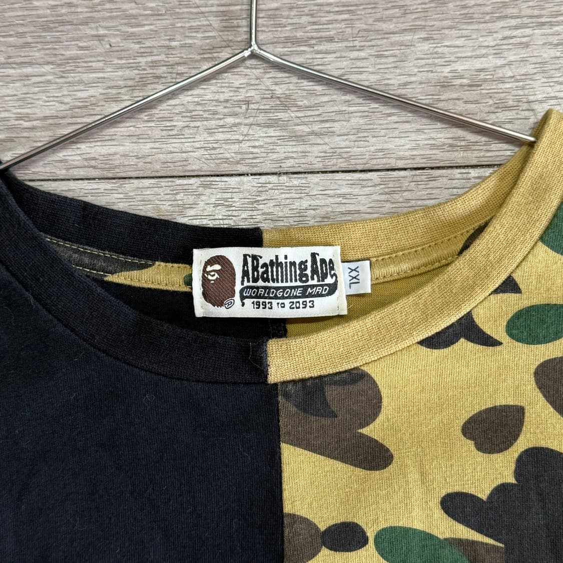 베이프 카모 샤크 반팔티 2XL 상품이미지3