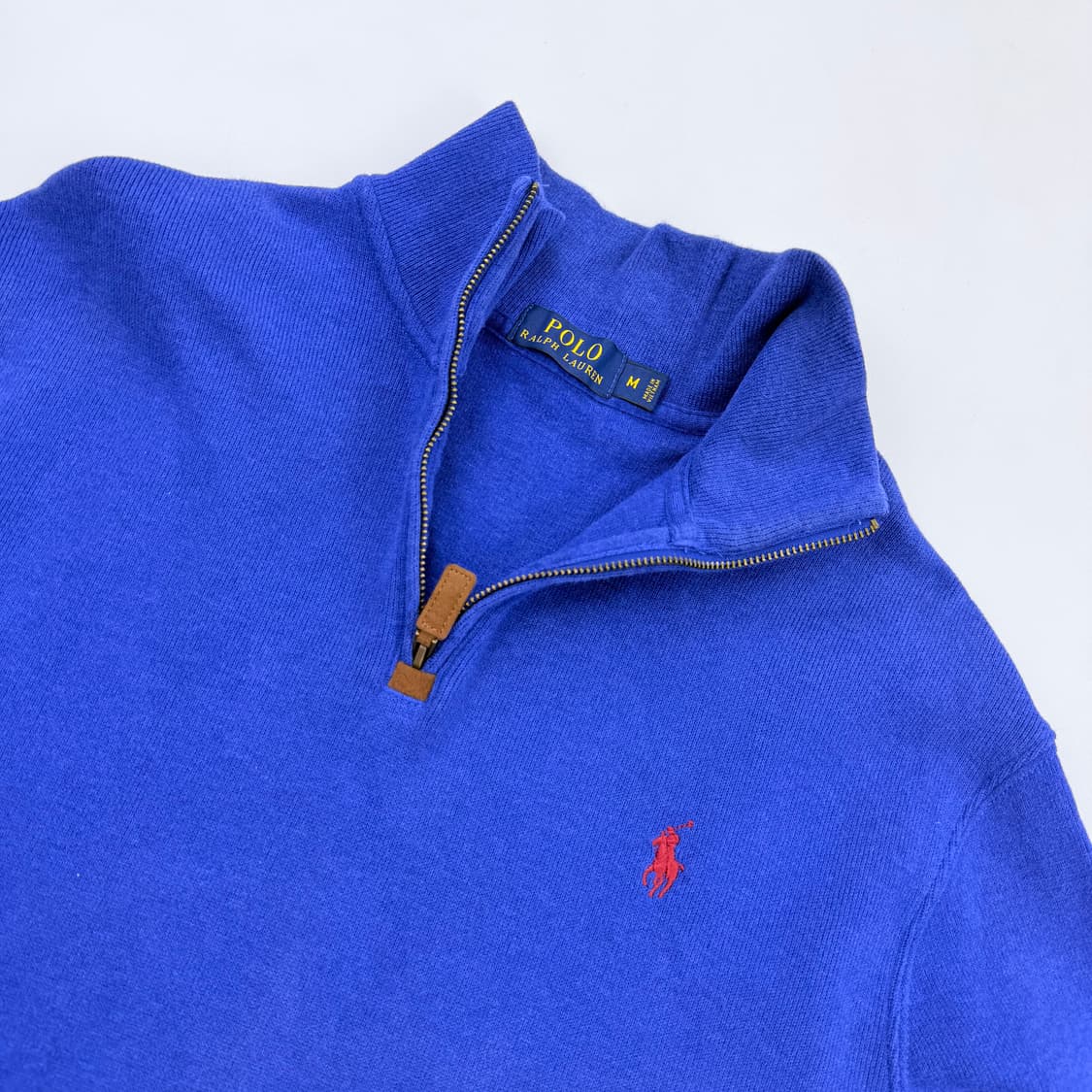 폴로랄프로렌 하프 반집업 블루 상품이미지4