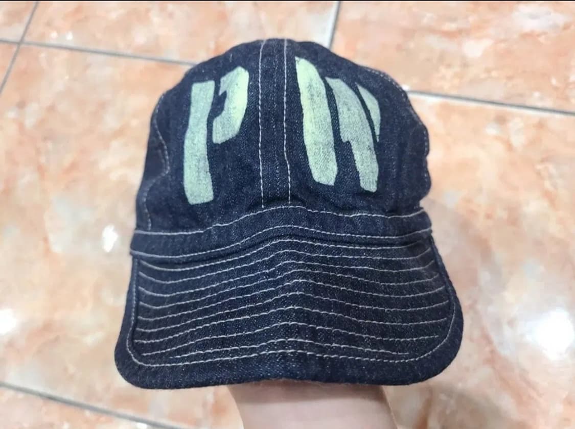 BUZZ RICKSON'S 버즈릭슨 ARMY 데님 볼캡 "PW"스텐실 상품이미지1