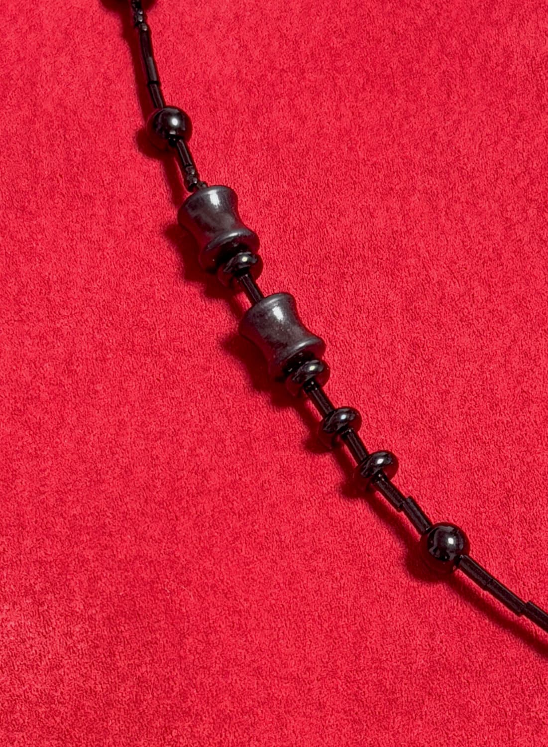 [rrrocnoc] yeon 블랙 비즈목걸이 상품이미지4