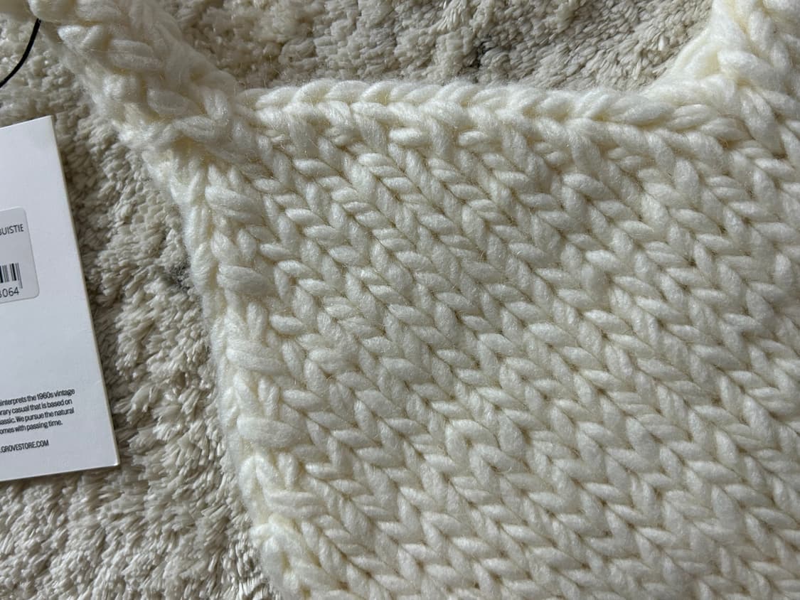 그로브 21F/W PLUM BUSTIER 플럼 뷔스티에 니트 탑 상품이미지7