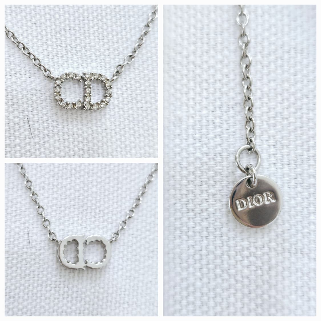 [미사용급/풀셋] 디올(Dior) 클레어 디 룬 목걸이 화이트 [정품] 상품이미지3