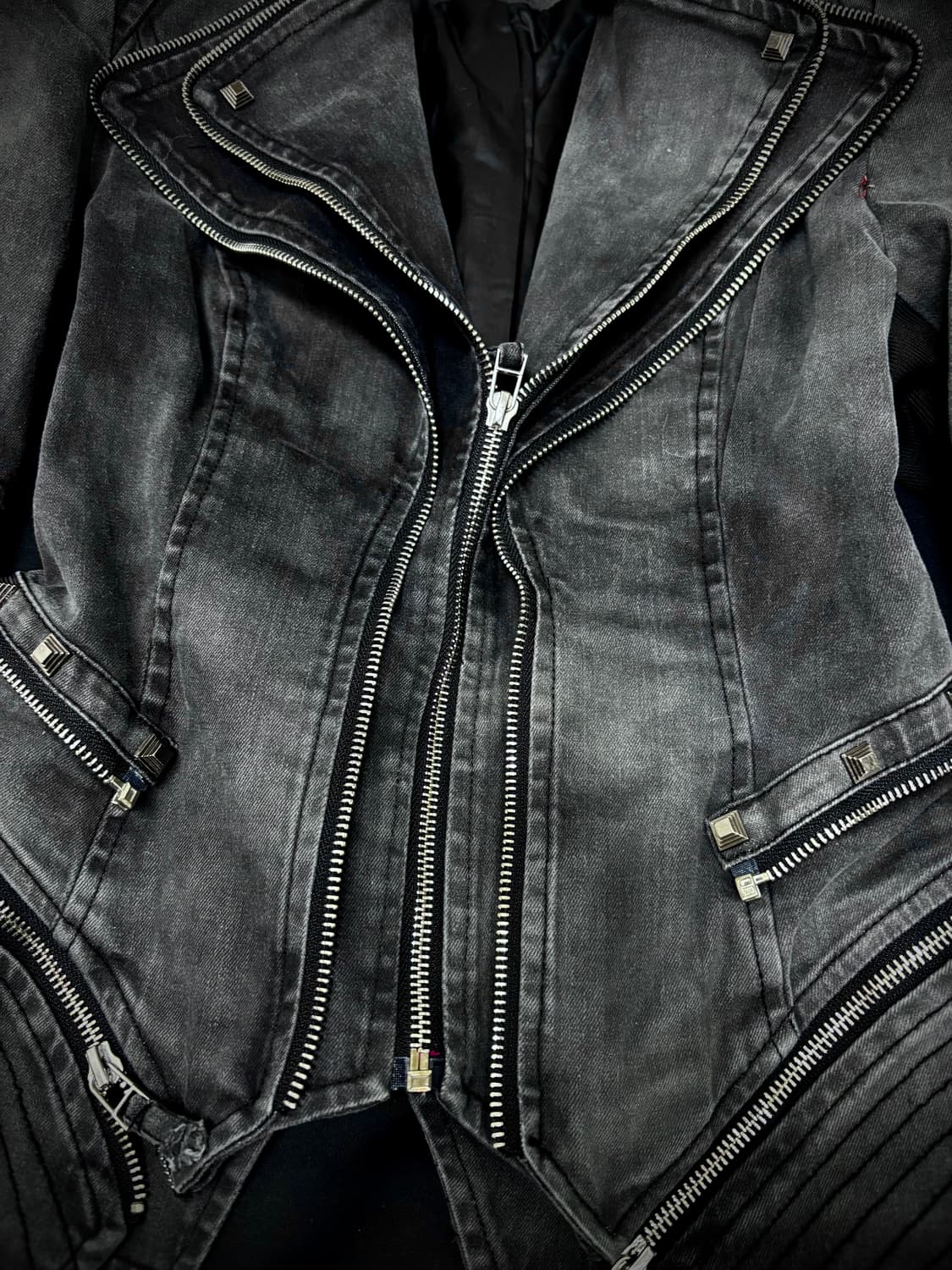 [SHALANG]00’s Rare Design Zip&Stud Detai 상품이미지3