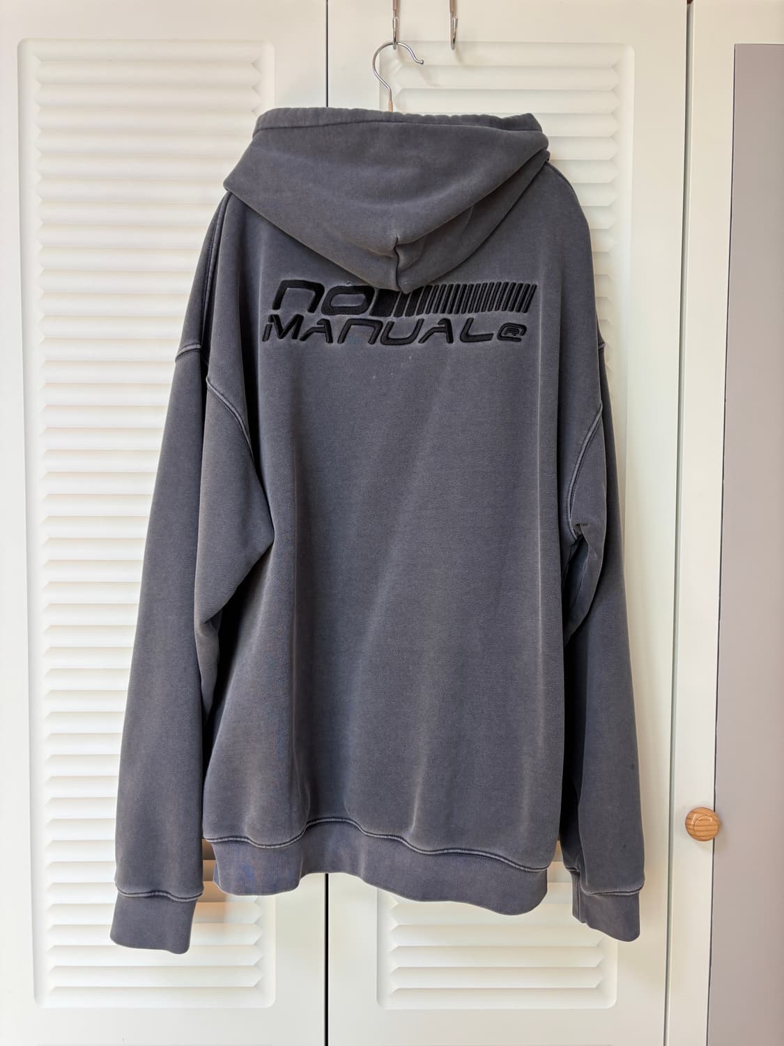 노매뉴얼 OVERDYED SPEED LOGO HOODIE 상품이미지3