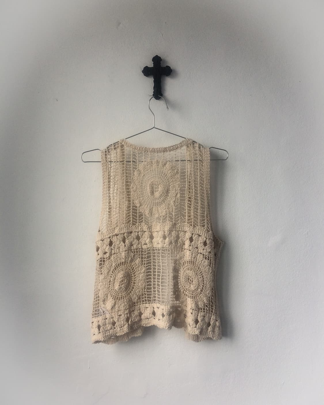 Crochet open vest 상품이미지2