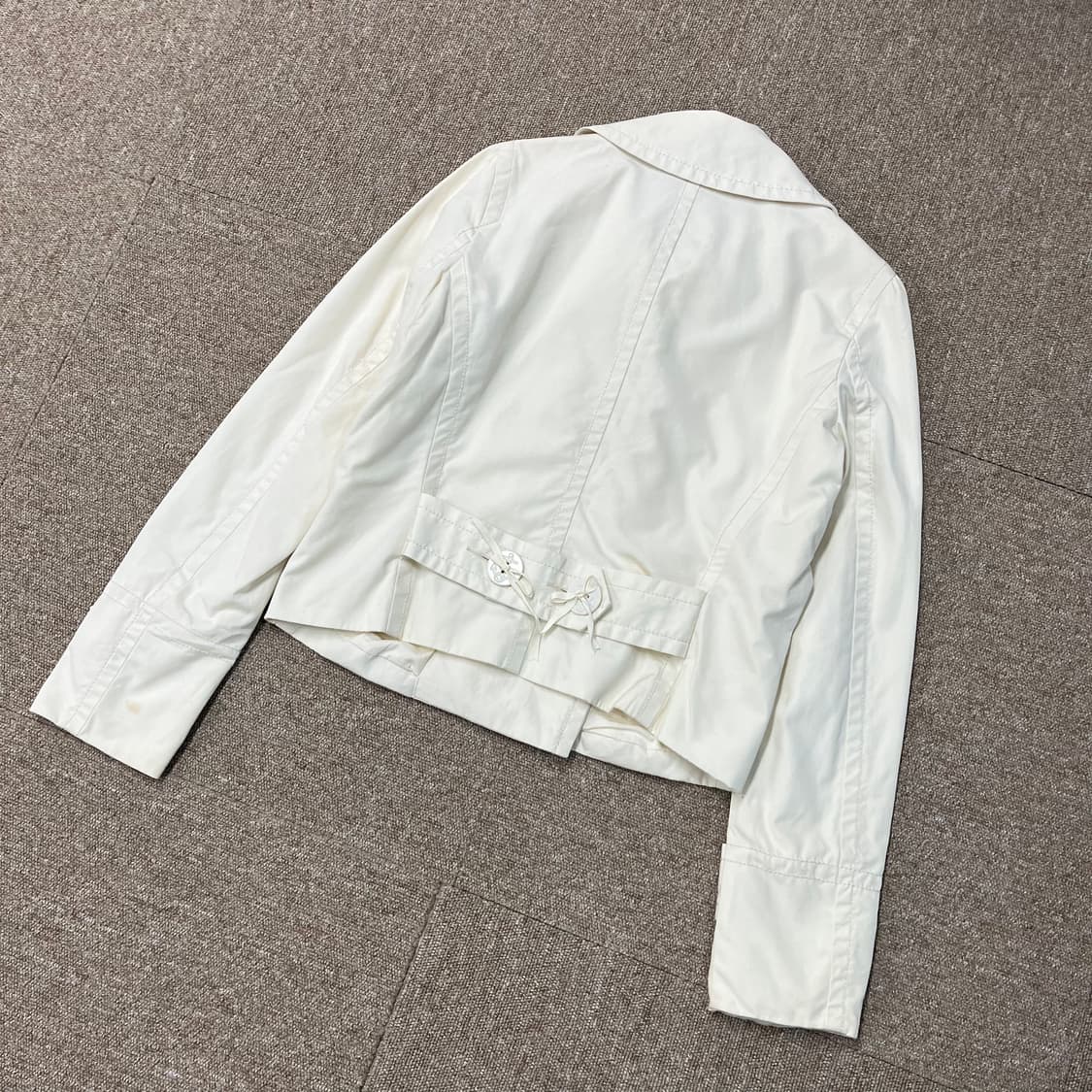  폴로 크롭 더블브레스트 자켓 상품이미지2