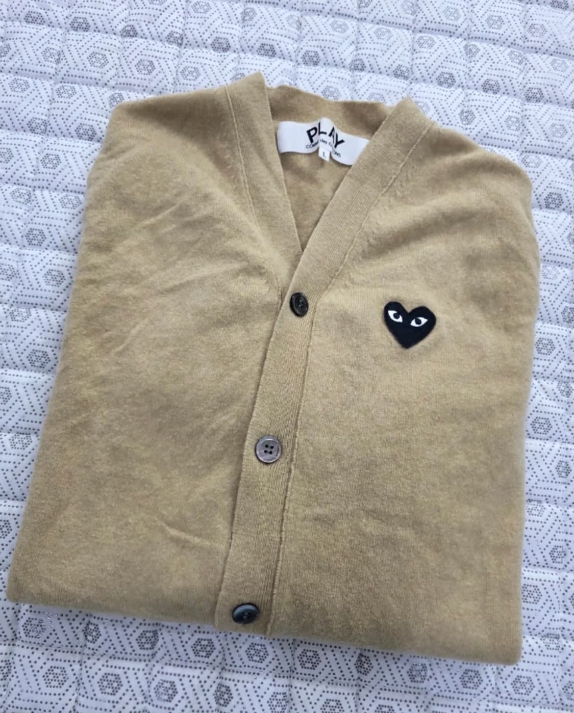 꼼데가르송 플레이 블랙하트 가디건 100 상품이미지1