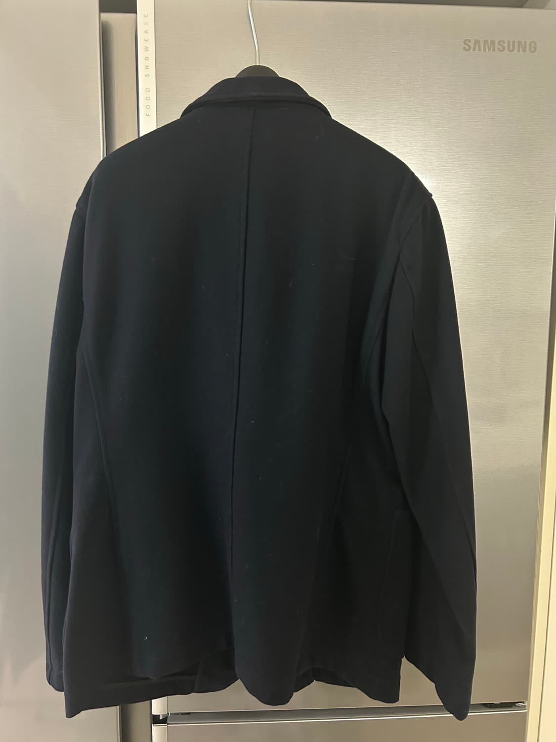 엔가 울 베드포드자켓 다크네이비 S 상품이미지3