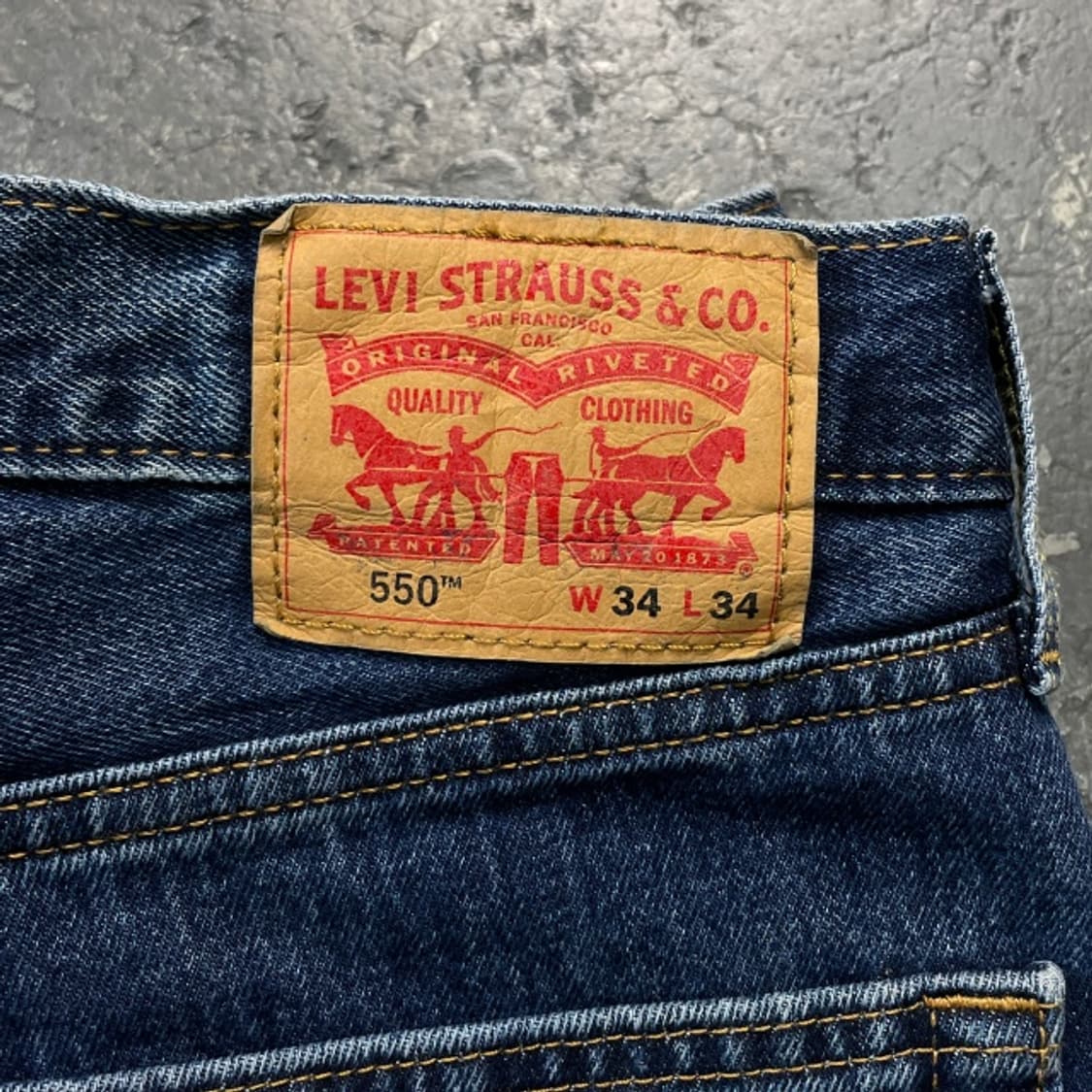 34 리바이스 550 청바지 상품이미지5