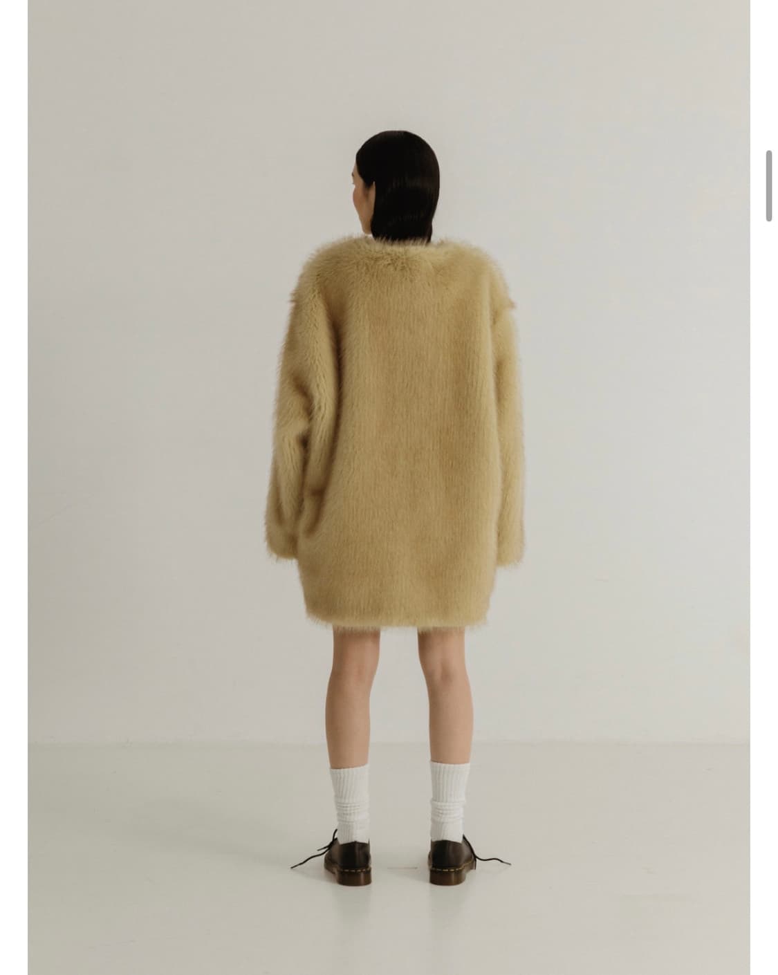 플리즈프로젝트 퍼자켓 베이지 (새상품) 상품이미지3