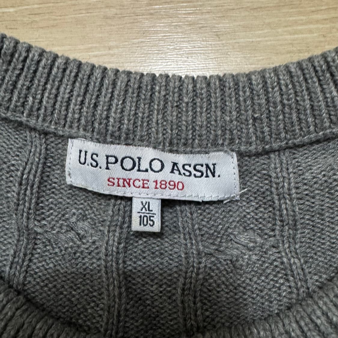 US폴로 케이블 니트 상품이미지5