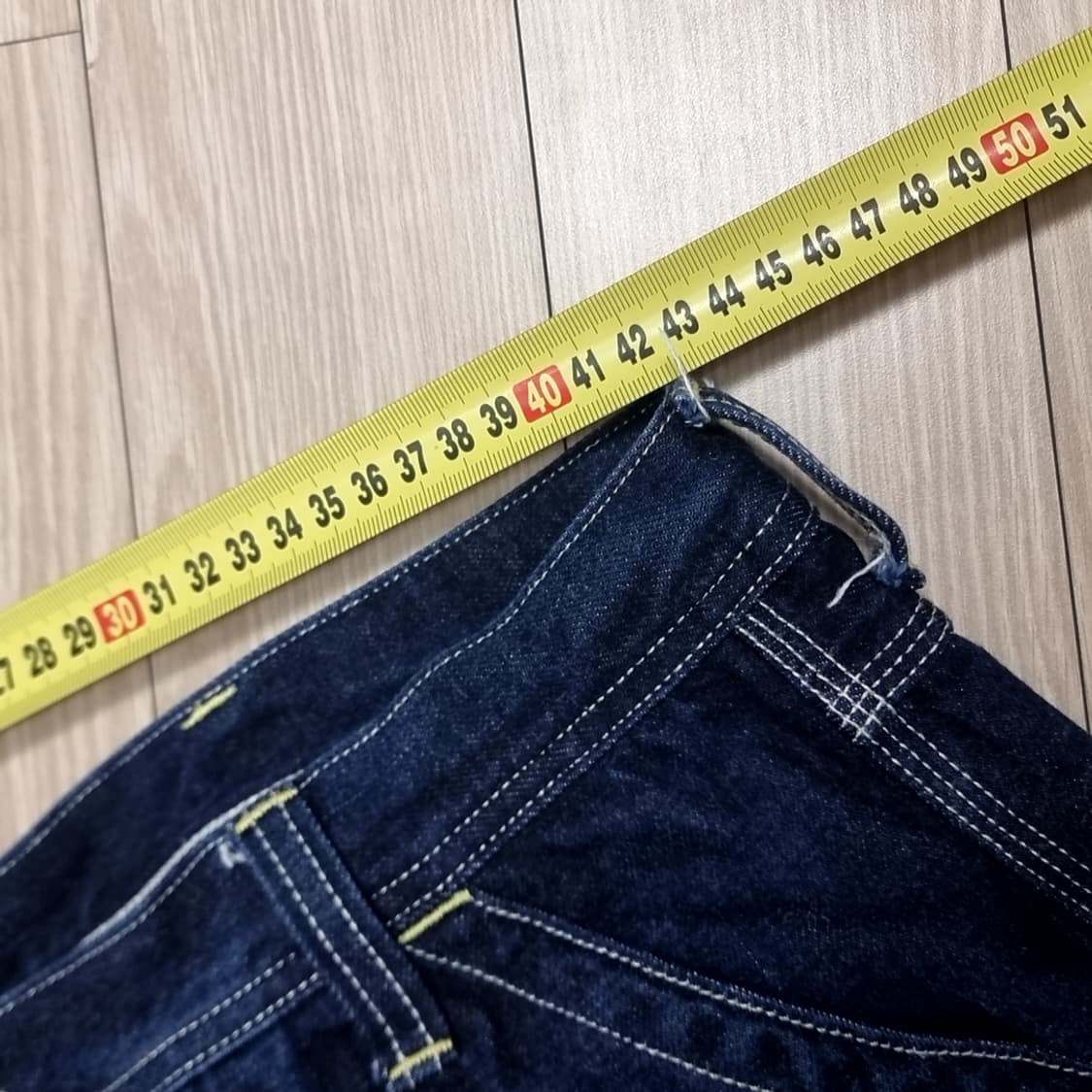 대륙아메카지 레드토네이도 아메카지데님 워크 오버롤팬츠 (다크블루) 상품이미지9