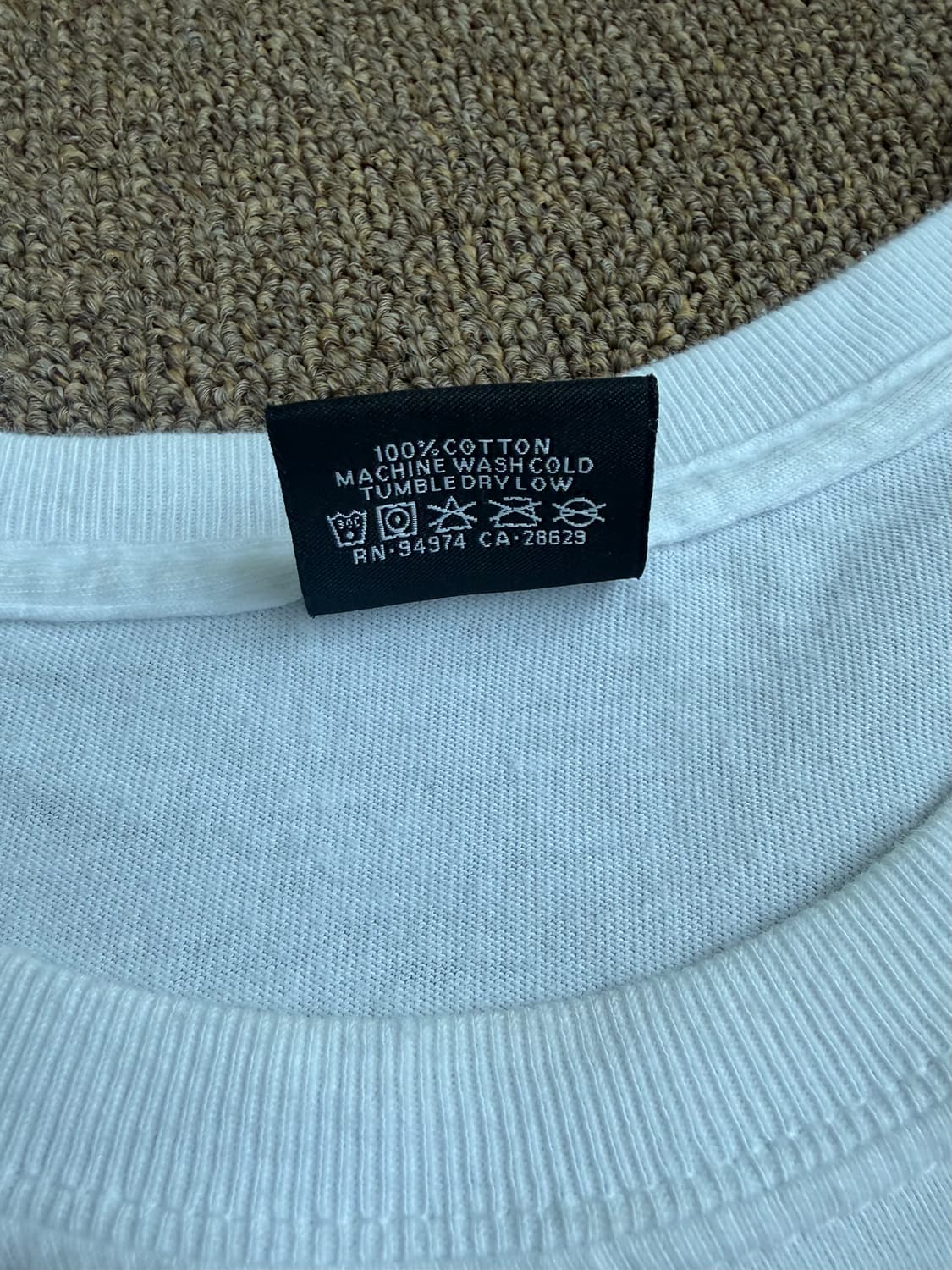 Stüssy Flame Logo Tee 스투시 플레임 로고 반팔 티셔츠 상품이미지4