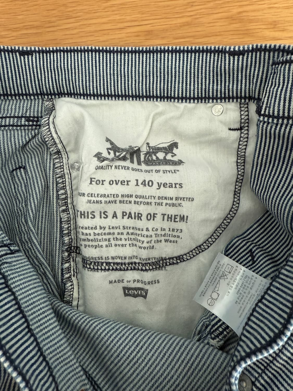 리바이스(Levi's) 히코리 반바지 상품이미지7