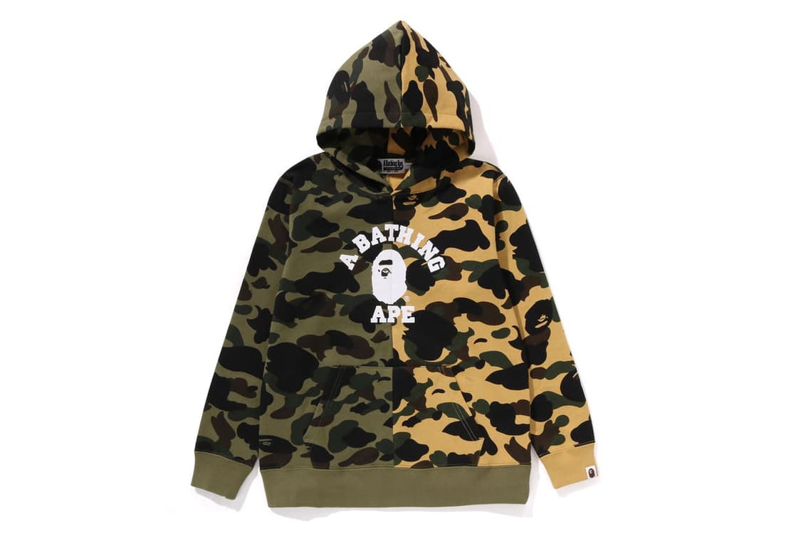 베이프 반반 후드티 키즈 160 bape kids hoodie 상품이미지1