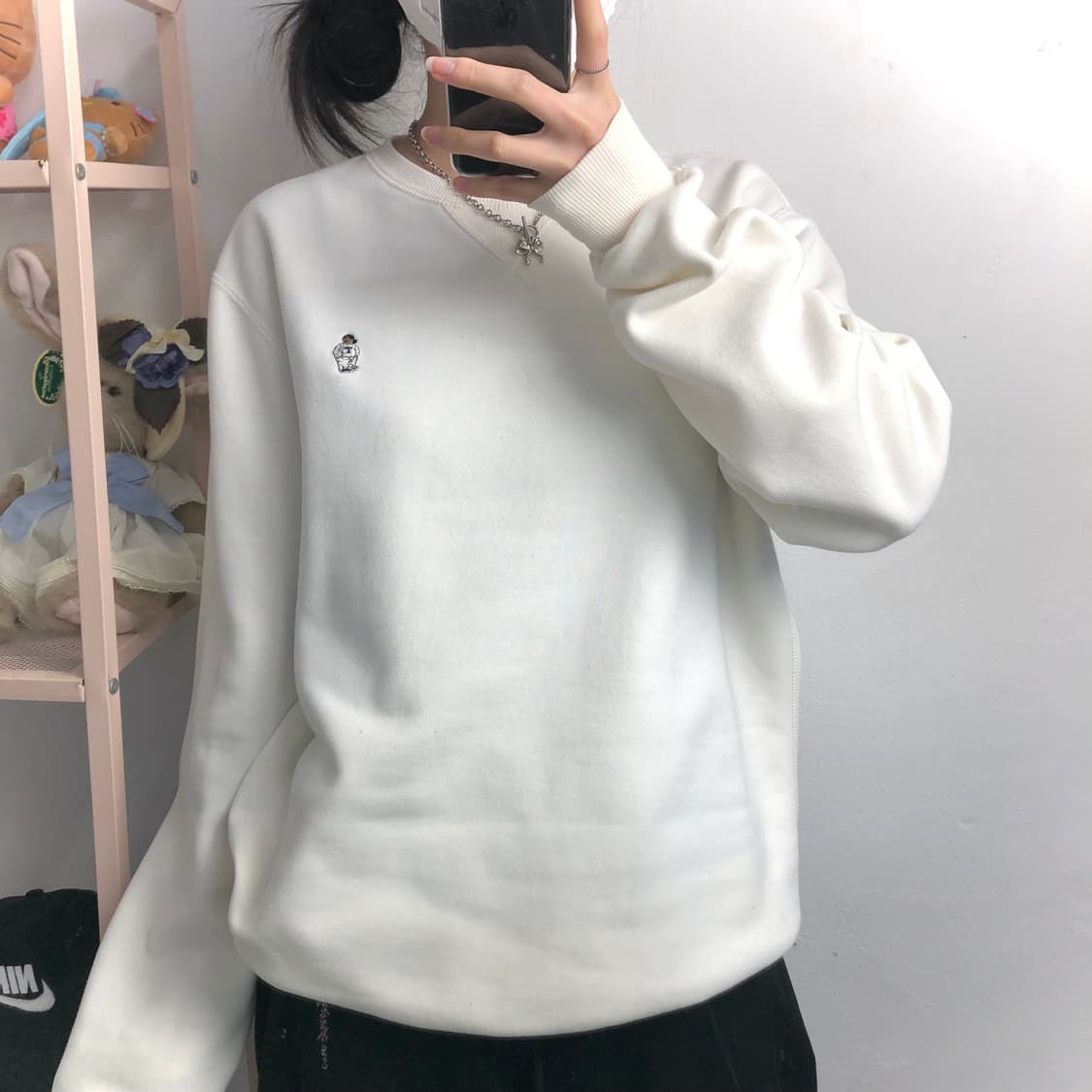 티니위니 생화이트 맨투맨 상품이미지3