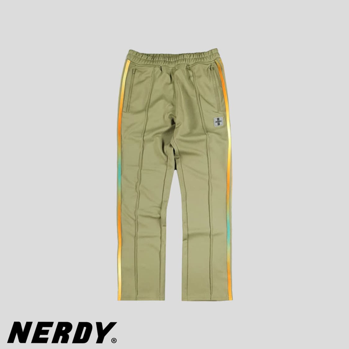 널디 카키 그라데이션 이영지 사이드라인 트랙 팬츠 S 상품이미지1