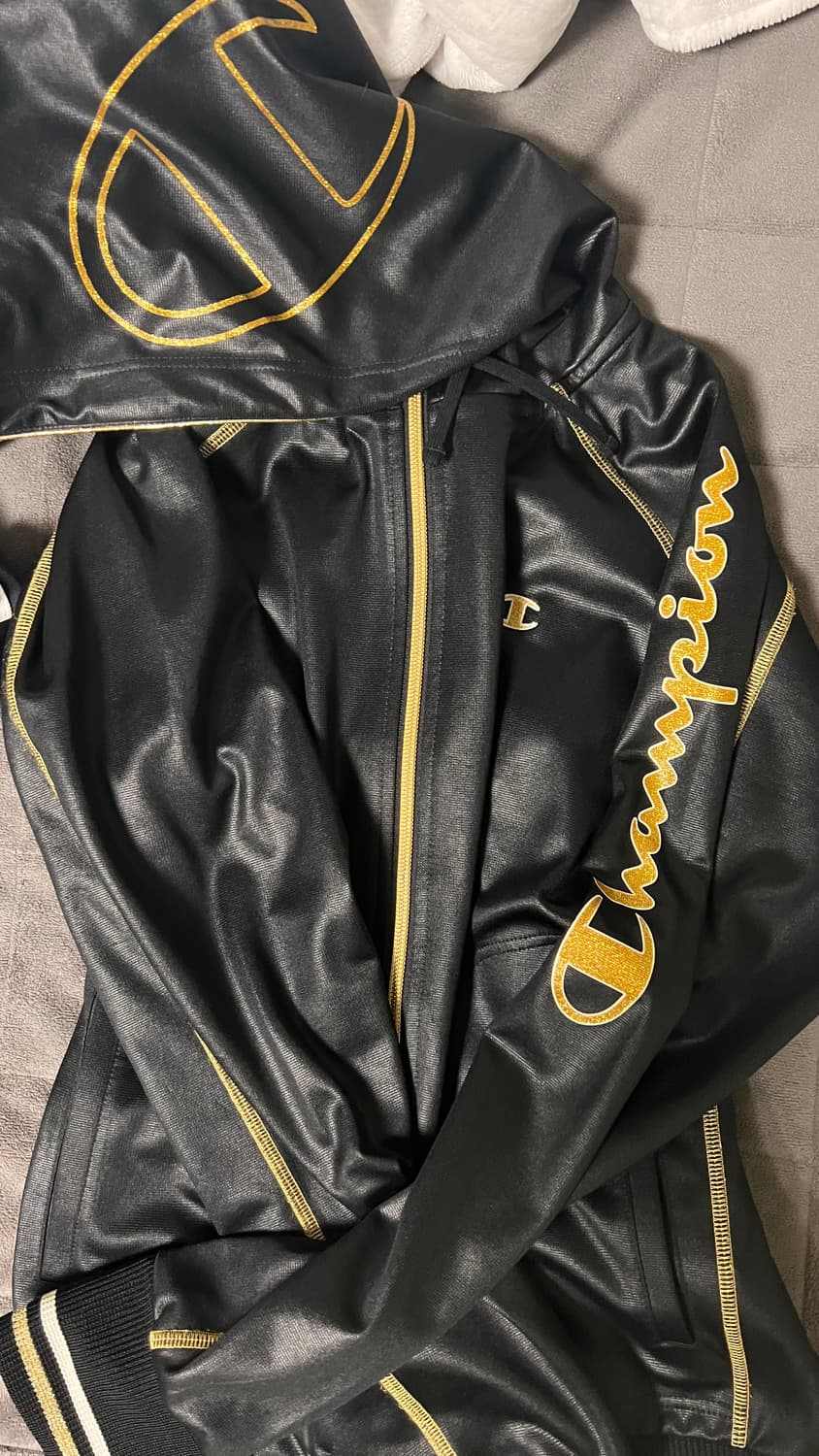 챔피온 가죽 후드집업 상품이미지1