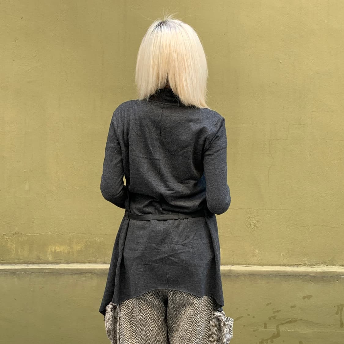 헬무트랭 드레이프 925실버참 랩 가디건 상품이미지8