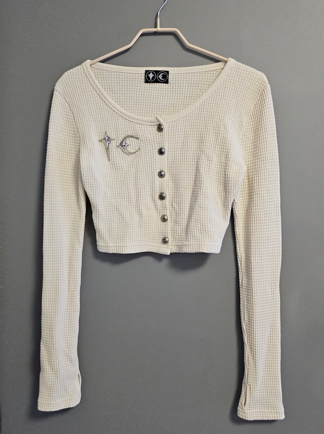 thug club 크롭 가디건 상품이미지1