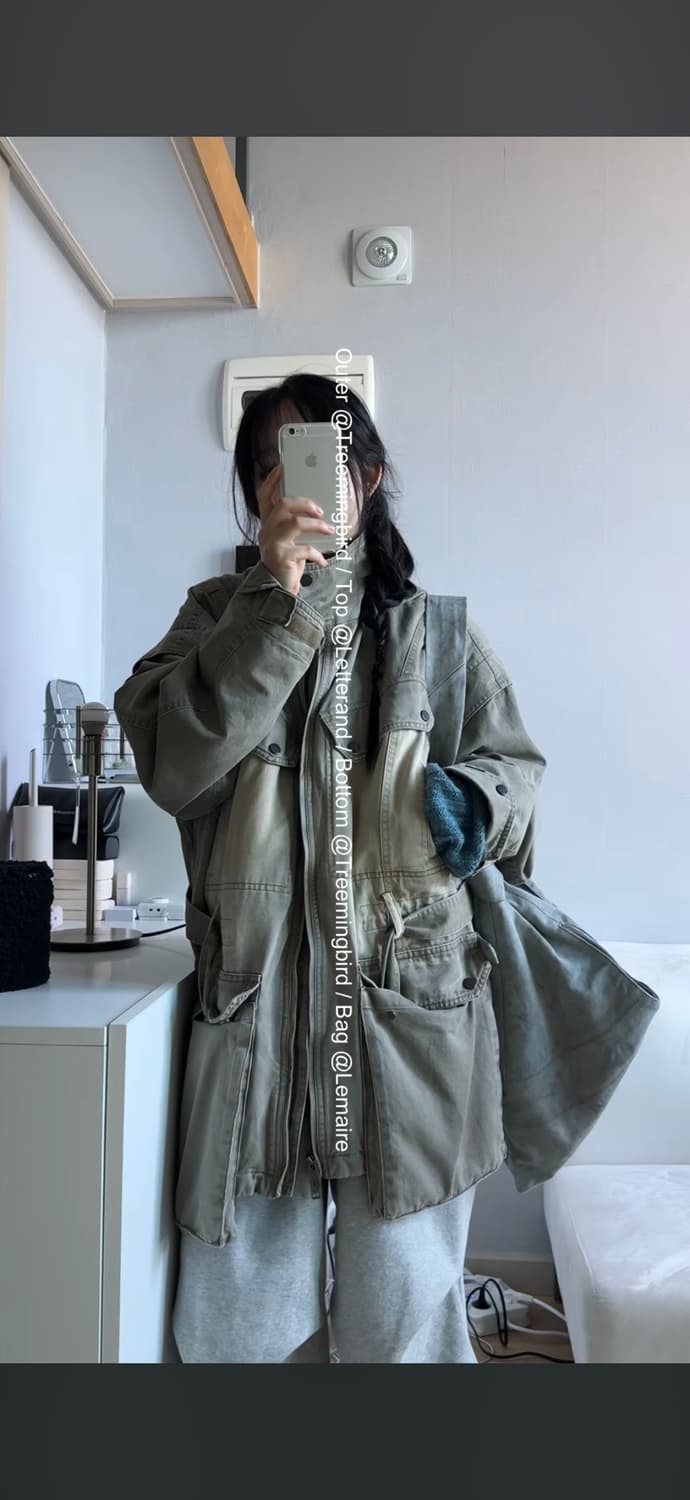 트리밍버드 자켓 다크카키 treemingbird jacket khaki 상품이미지7