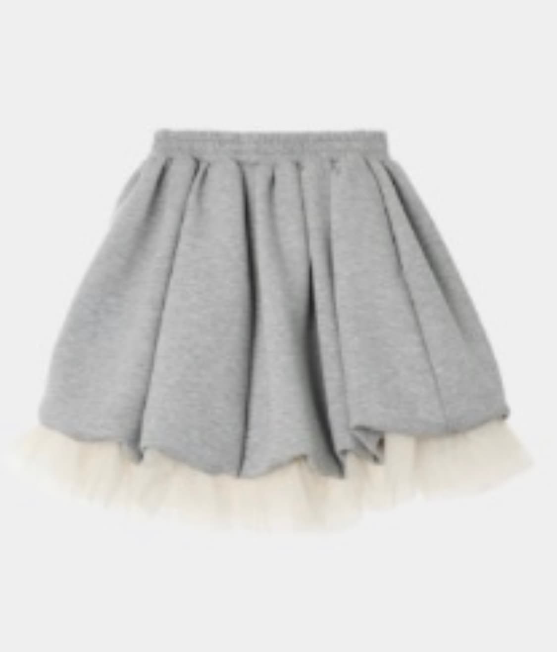 생긴스튜디오 JERSEY BALLOON SHAH SKIRT - grey 상품이미지1