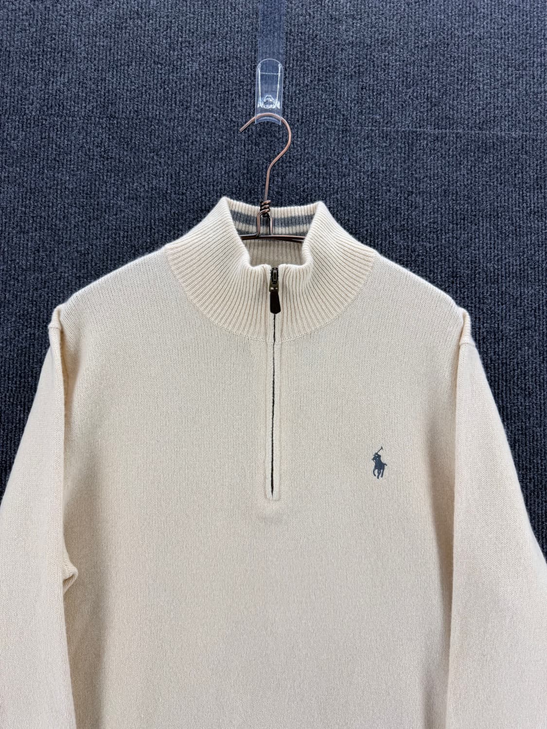 하프집업 로고 울니트 상품이미지2