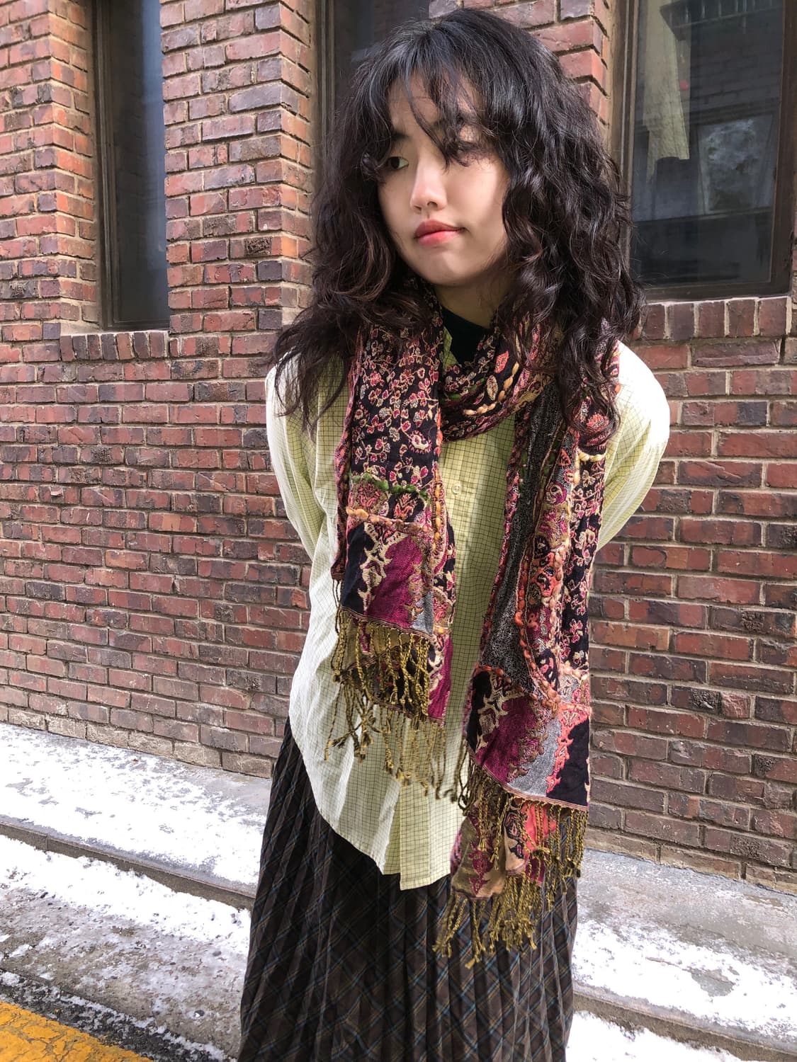 ethnic pattern muffler 상품이미지1