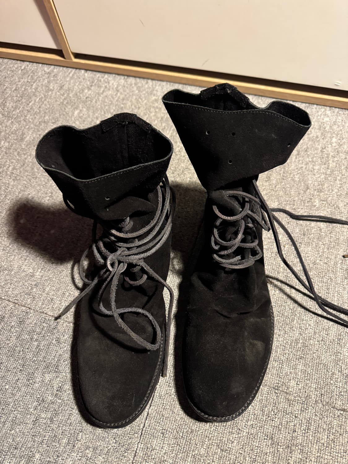 (275)스웨이드 드레이프 부츠 상품이미지8