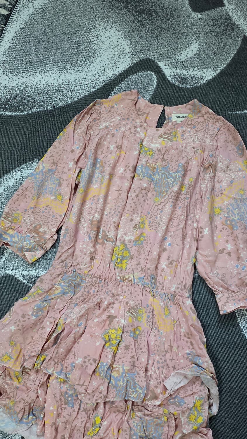 벚꽃룩🌸 쟈딕앤볼테르 루카 프린트 글램 락 드레스 상품이미지8