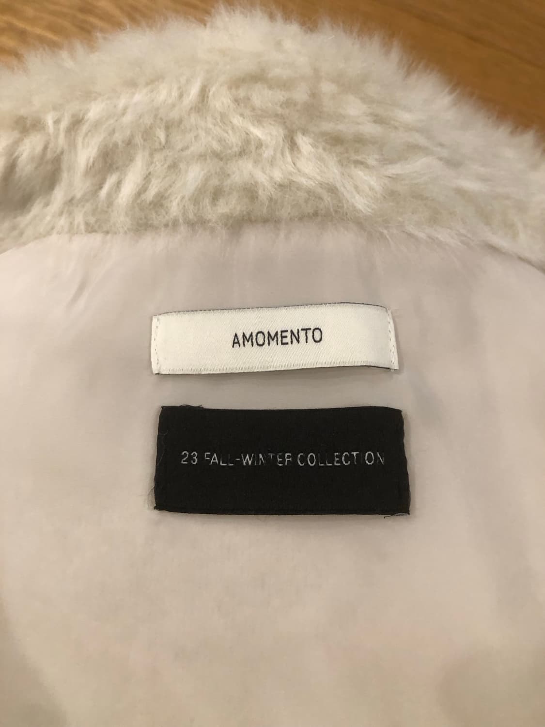 Amomento 헤어리 집업 점퍼 상품이미지5