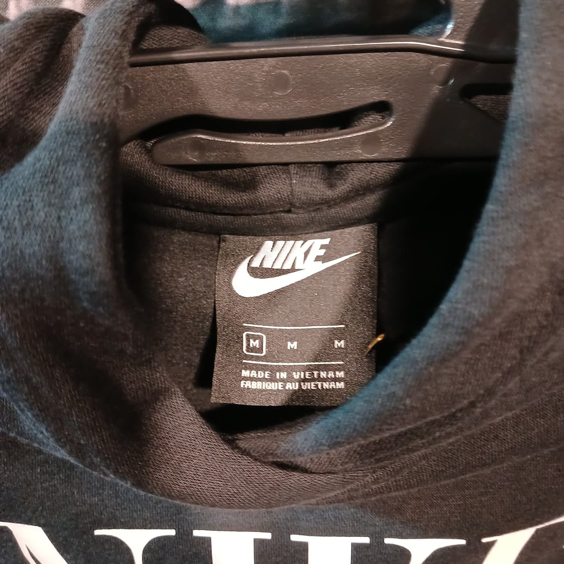 나이키 블랙 후드티 상품이미지3