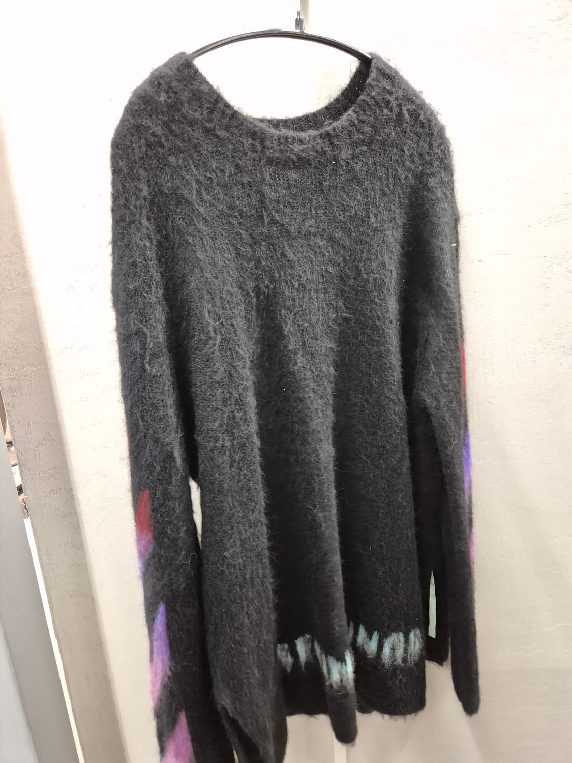 오프화이트 그라데이션 모헤어 니트 S 상품이미지2