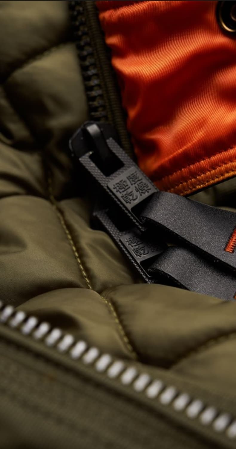 슈퍼드라이 퍼 카키색 cwu45p 봄버 자켓(xl) 상품이미지7