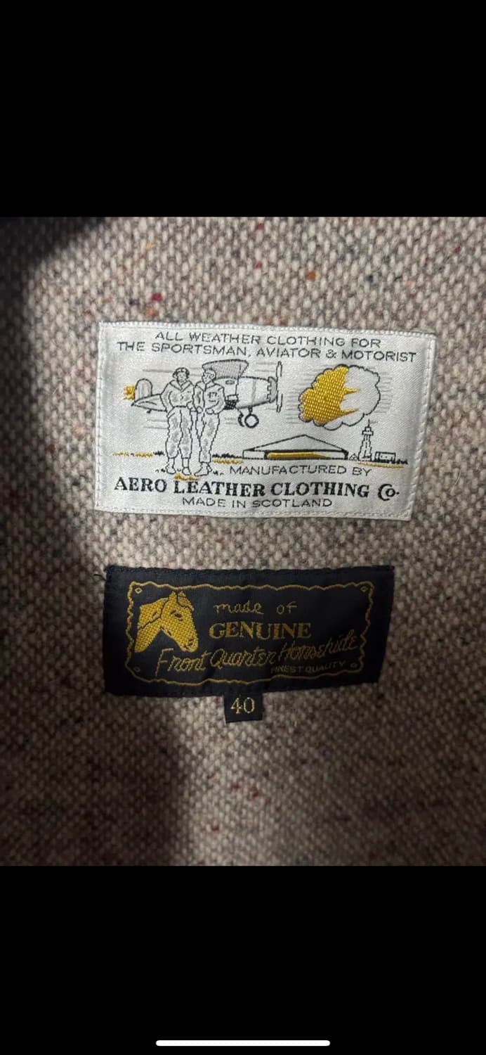 에어로 레더 1950s 하프벨트 상품이미지3