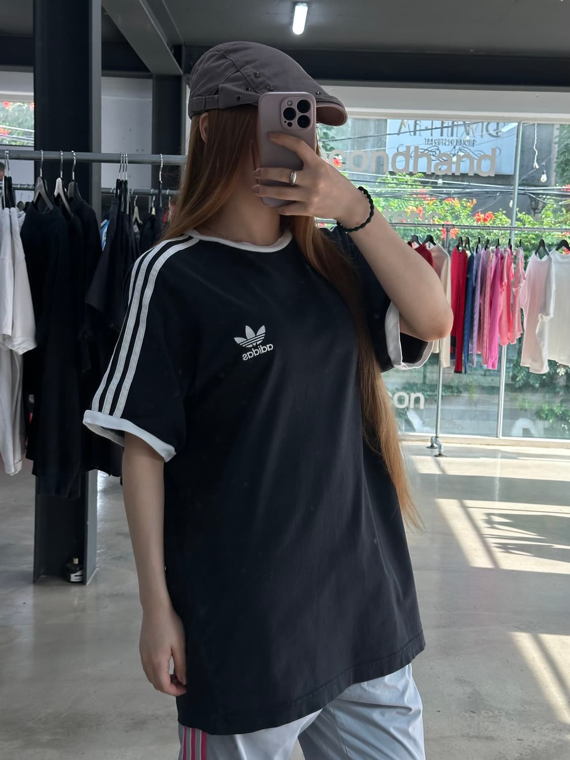 아디다스 파이어버드 삼선 반팔 링거티 상품이미지2