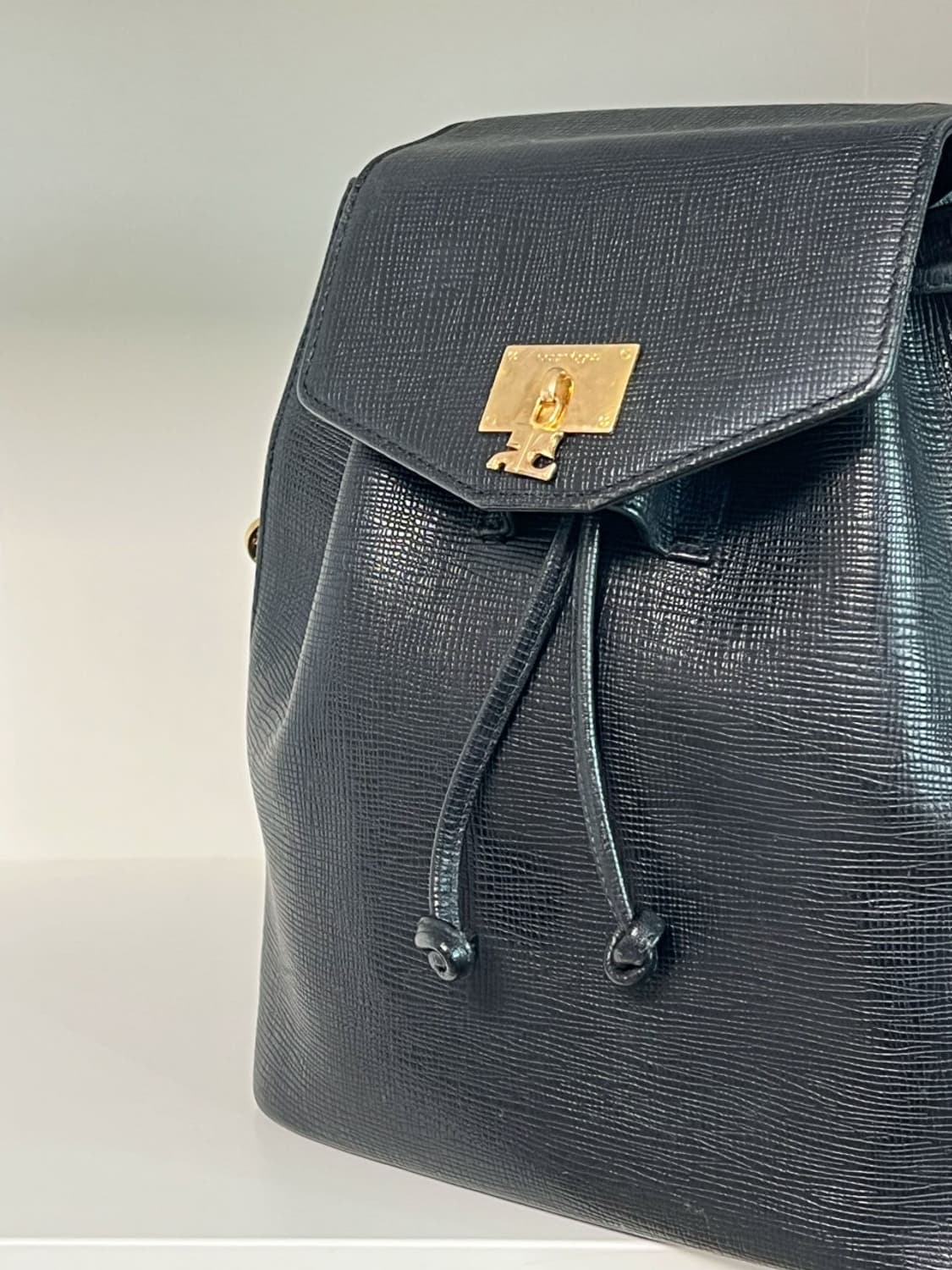 courreges / 꾸레쥬 블랙 사피아노 백팩  상품이미지4