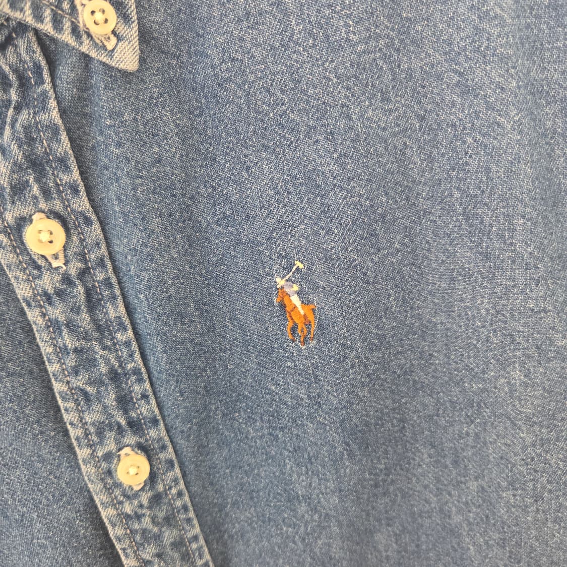 00's 빈티지 폴로 랄프로렌 여성 데님 셔츠 상품이미지2